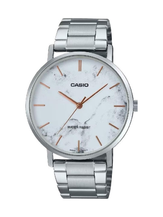 Casio Ceas Bărbați 40mm Baterie cu Brățară Meta...