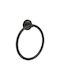 Grohe Essentials Single Wall-Mounted Bathroom Ring Black