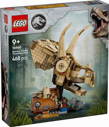 LEGO Jurassic World Dinosaur Fossils: Triceratops Skull για 9+ Ετών 468τμχ