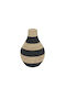 InTheBox Vază Decorativă Lemn Nubia Negru 29cm 1buc