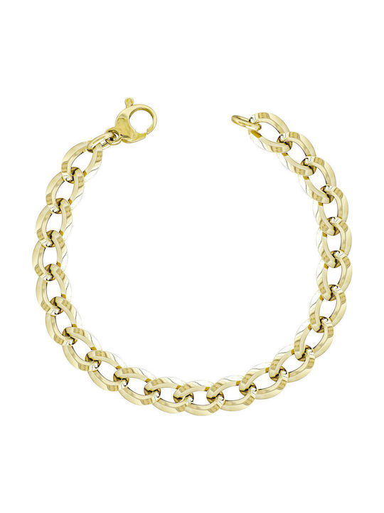 Kiriakos Gofas Chunky Αλυσίδα Χειρός Φαρδιά Πάχους 8.8mm και Μήκους 20cm