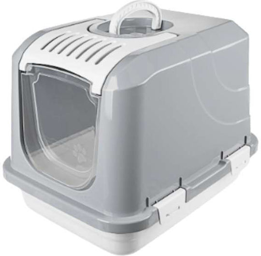 Cat Toilet Closed Gray L50 x W37 x H38.5cm