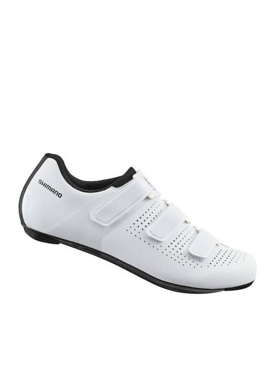 Shimano Competition Sh-rc100 Ανδρικά Χαμηλά Παπούτσια Ποδηλασίας Λευκά