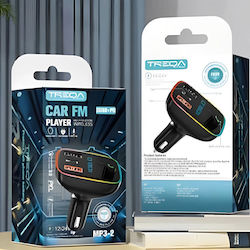Treqa FM Transmitter Αυτοκινήτου με Bluetooth / USB