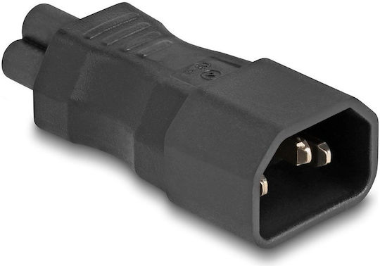 Αντάπτορας Τροφοδοσίας Delock Iec 60320 C14 To C5 Male Female
