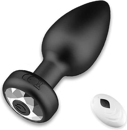 SMD Vibra Plug Anal Plug with Wireless Function and Black Vibration