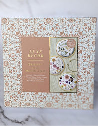 Robert Frederick Luxe Decor Floral Ceramic Trinket Dish Making Kit In Gift Box Rfs14488