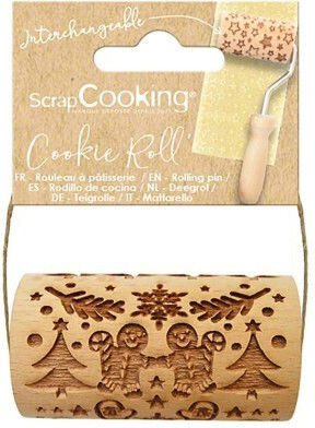 Sucitor embosat Scrapcooking Om de turtă dulce