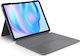 Logitech Combo Touch Flip Cover with Keyboard in German Gray (iPad Air 13" 2024/2025/2026)