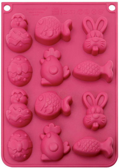 Scrap Cooking Silicone Chocolates Baking Pan 20.4x14.4cm