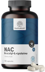 Healthy World NAC 500mg 180 Κάψουλες Healthy World NAC 500mg 180 Κάψουλες