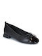 Ballet Flats Multicolor Γυναικείες Μπαλαρίνες σε Μαύρο Χρώμα