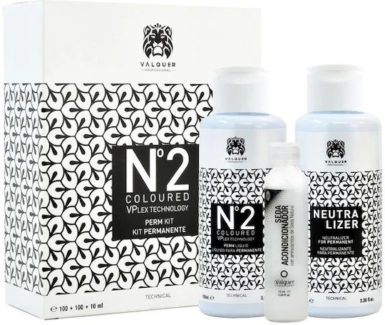 Kit Permanent No 2 Păr Vopsit 100+100+10 Ml Valquer