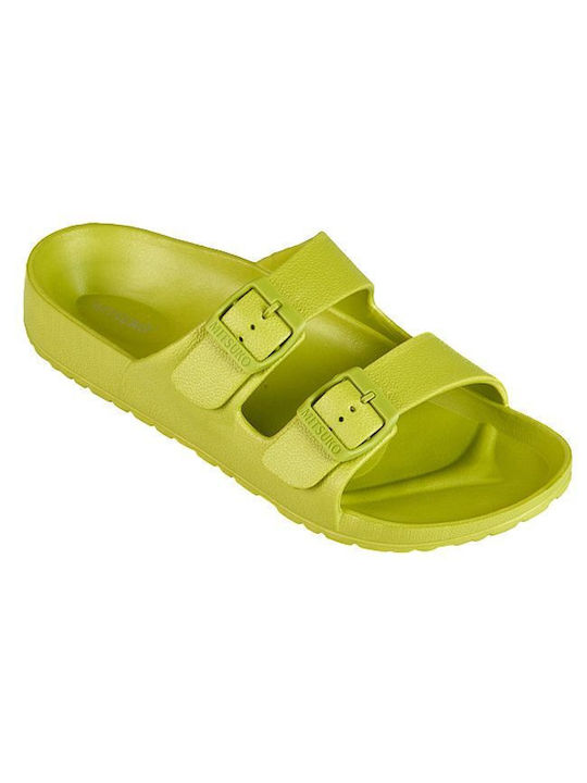 Mitsuko Men's Slides Green