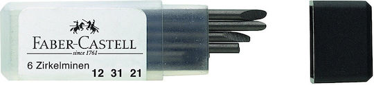 Faber-castell Μυτες Διαβητη 6 Τεμ 123121 4005401231219