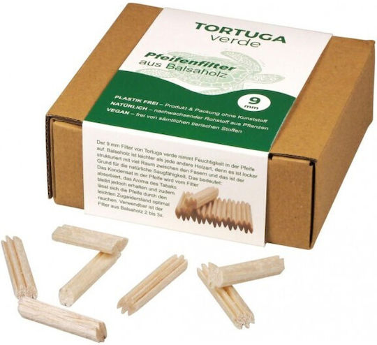 Tortuga Verde 9mm Pfeifenfilter 110 Tabakpfeifenfilter 99101621