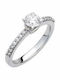 Mar & Co Diamonds Single Stone with Diamond