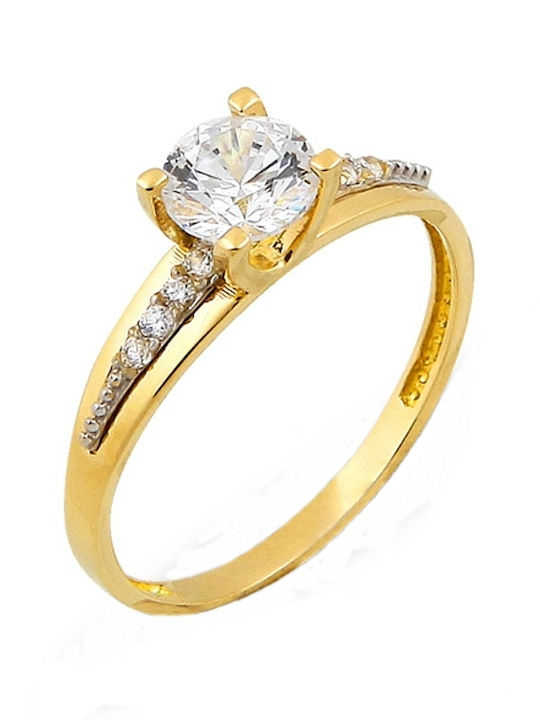 Tasoulis Schmuckkollektion Einzelner Stein aus 14K Gold Tasoulis Schmuckkollektion Einzelner Stein aus 14K Gold