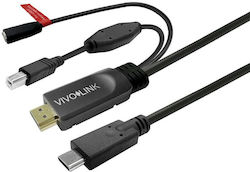 Vivolink Touchscreen-Kabel-Ladegerät 7,5m Schwarz Vivolink Touchscreen-Kabel-Ladegerät 7,5m Schwarz
