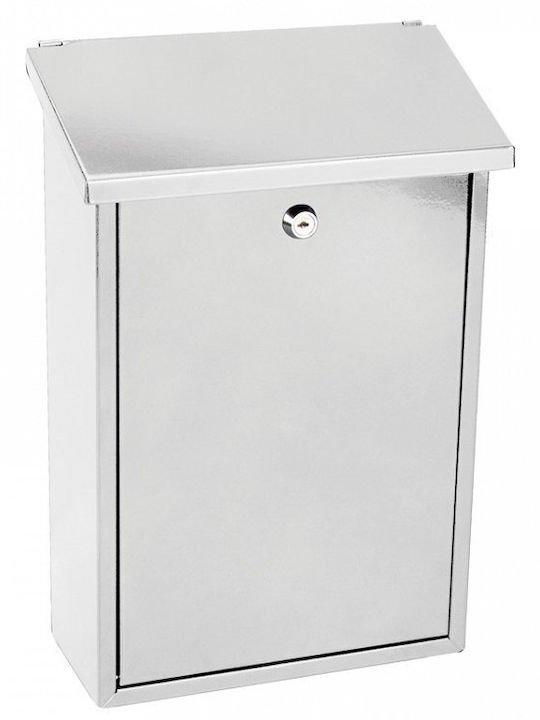 ERGOhome Simple Outdoor Mailbox Metallic in Bla...