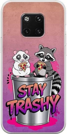 Stay Trashy Huawei Mate 20 Pro Flexible TPU Transparent Silicone
