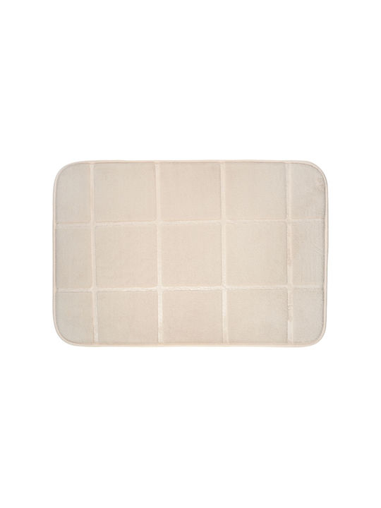 Estia Πατάκι Μπάνιου Tiles 02-28534 Taupe 40x60εκ.