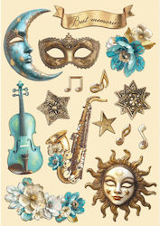 Decorative Sticks A5 Stamperia Masquerade