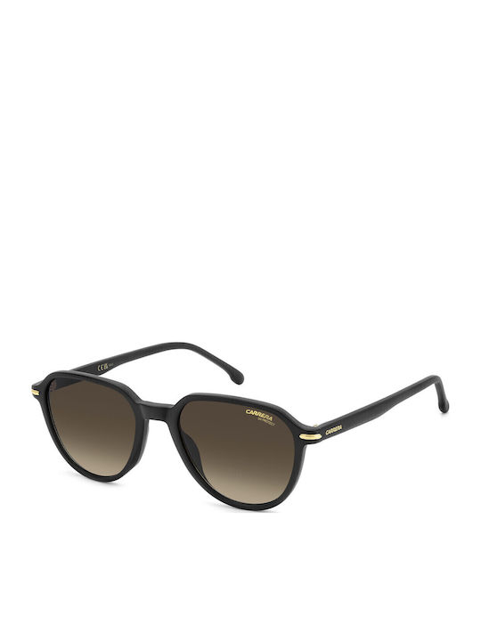 Carrera Unisex Γυαλιά Ηλίου με Μαύρο Κοκκάλινο Σκελετό και Γκρι Ντεγκραντέ Φακό 342/S 003/86