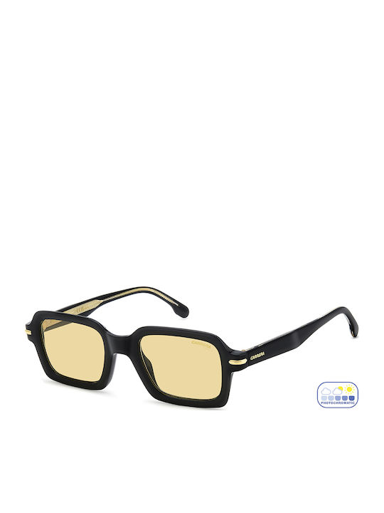 Carrera Men's Sunglasses With Black Horn-Rimmed Frame And Grey Lens 358/S 71C/UK
