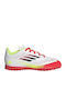 F50 Club Kids Turf Soccer Shoes Cloud White / Core Black / Solar Yellow
