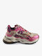 Chunky Sneakers Purpple / Berry / Beige