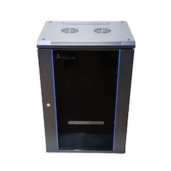 Extralink Wall Mounted Rack Cabinet 15U Black