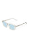Meller Nayah Unisex Sunglasses with Transparent Plastic Frame and Light Blue Lens NAY3-MINORBLUE