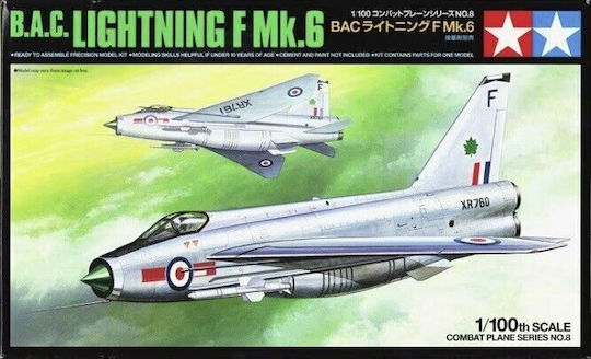 Tamiya Modeling Figure B.a.c Lightning F.mk.6 1:100 61608