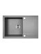 Kuchinox Drop-In Chiuvetă din Granit Sintetic L67xW44cm Gri