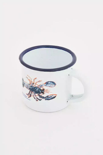 Enamel Mug Lobster 5cm