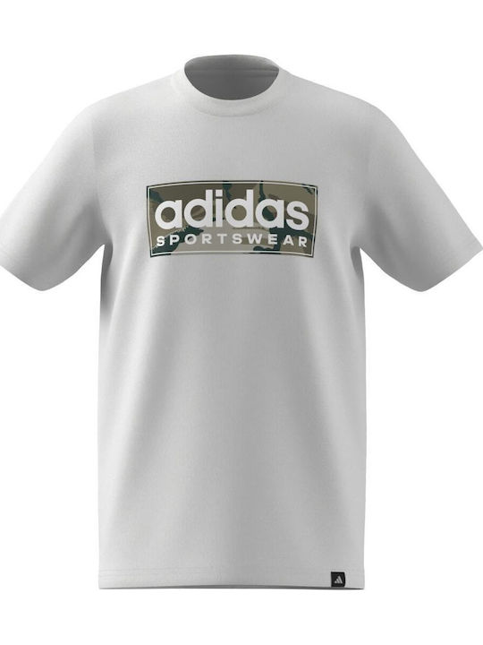 adidas Tricou Pentru Copii Alb Camo Linear Graphic