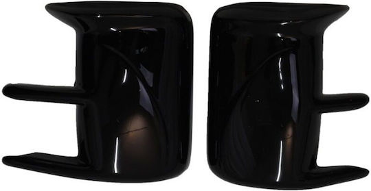 Capace Oglinzi Stil Batman Idealstore Compatibile cu Volkswagen Lt 35 1996-2006 Negru Lucios Rezistent la UV Aspect Elegant Instalare Ușoară