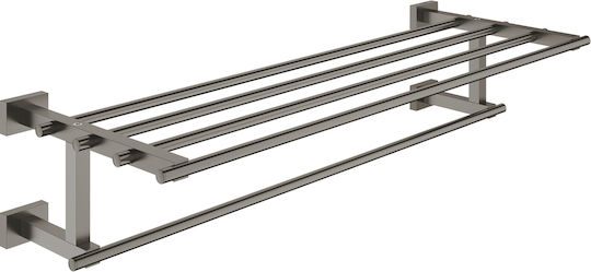 Grohe Essentials Cube Wall-Mounted Bathroom Rail with 4 Positions Black