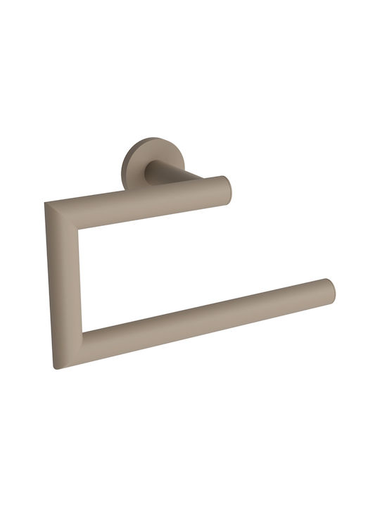 Verdi Omicron Single Wall-Mounted Bathroom Ring ​20x20cm Silver
