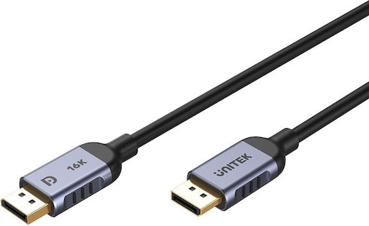 Unitek Cable DisplayPort male - DisplayPort male 1m Black (C1628GY01-1M)