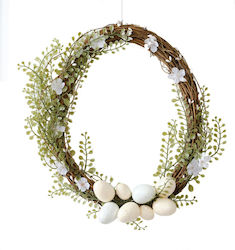 Decorative Wreath Easter Eggs