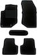 Autopataki Set of Front and Rear Mats 5pcs for Opel Mokka 2021-Present Black