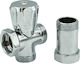 Regina Washing Machine Cross 3/4" Chrome Add-on 02020