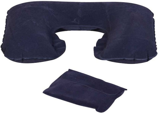 Behrend Inflatable Travel Pillow Travel Set Pillow with Carrying Case Blue