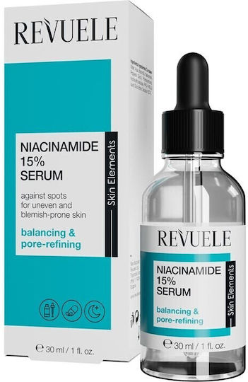 Revuele Niacinamide 15% Serum Προσώπου & Ματιών με Νιασιναμίδη για Πανάδες & Ατέλειες 30ml