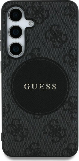Guess Classic Umschlag Rückseite Synthetisches Leder Schwarz (Galaxy S25 Ultra,Samsung S25 Ultra)