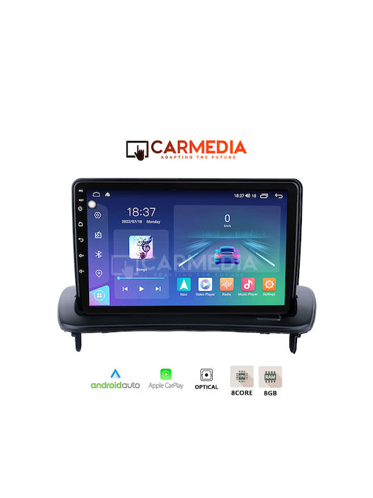 Carmedia Car Audio System for Volvo C30 / S40 2004-2013 (Bluetooth/USB/AUX/WiFi/GPS/Apple-Carplay/Android-Auto) with Touch Screen 9.5"