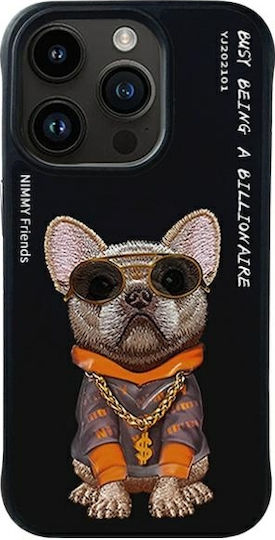 Nimmy Glasses Little Tycoon Back Cover Σιλικόνης / Πλαστικό Αδιάβροχο Μαύρο (iPhone 15 Pro Max)