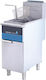 Karamco Fritteuse Gas 26.3kW Kapazität 20Es 39.4x79.4x115cm